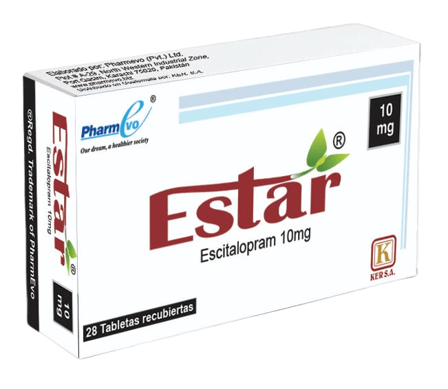 ESTAR 10 mg caja x 28 Tabletas
