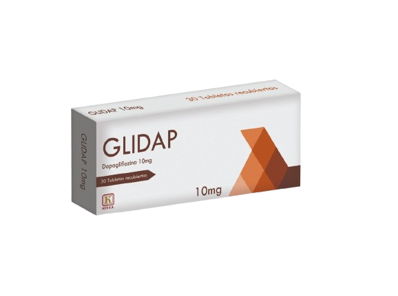 GLIDAP 10 MG (DAPAGLIFLOZINA) X 30 TABLETAS