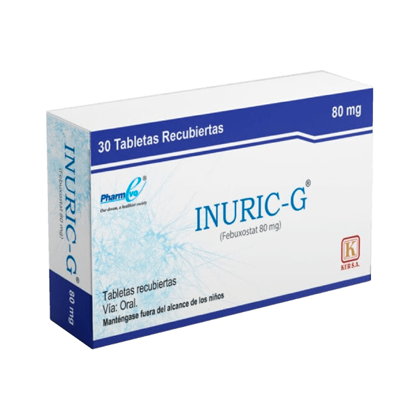 INURIC G 80 mg caja x 30
