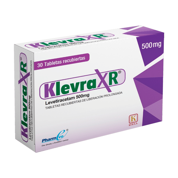 KLEVRA XR 500 mg caja x 30 Tabletas
