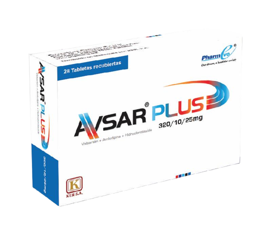 AVSAR PLUS 320/10/25 mg